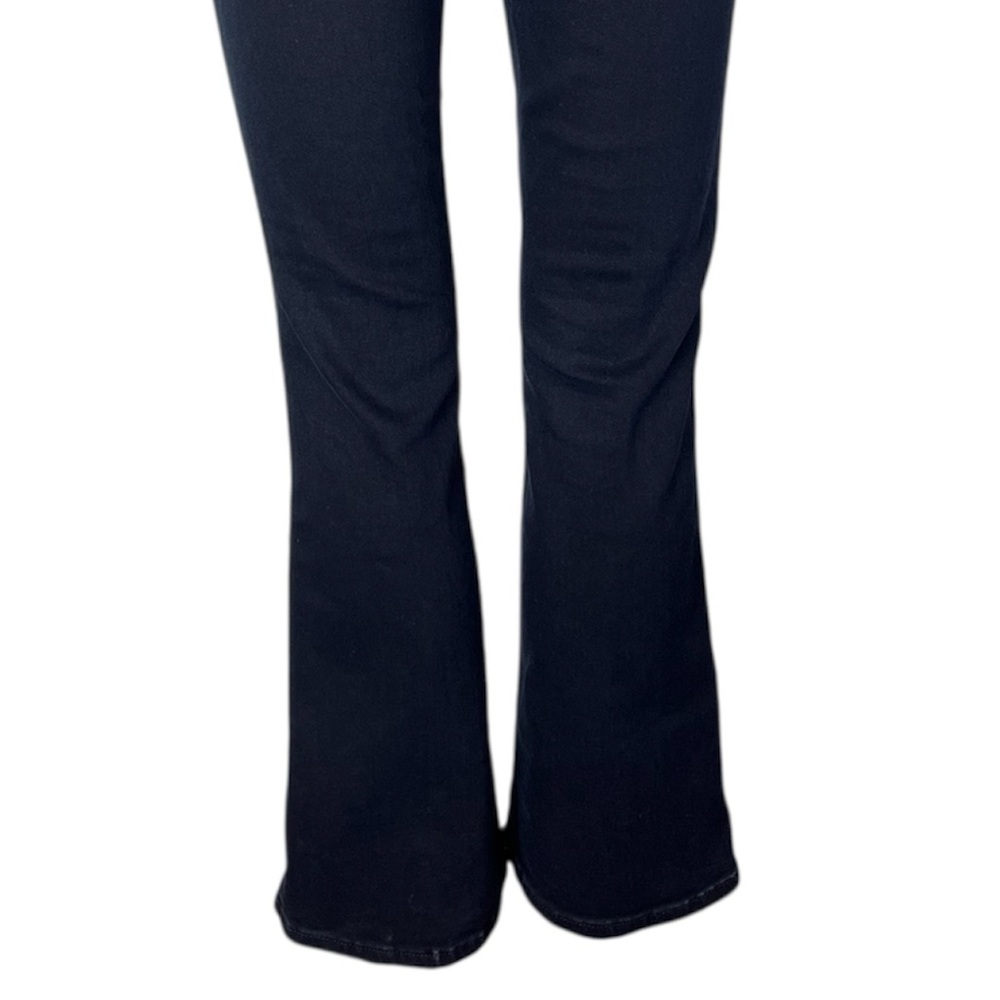 Mother The Insider Ankle High Rise Bootcut Jeans in Holding Hands Dark Wash - Picture 7 of 12